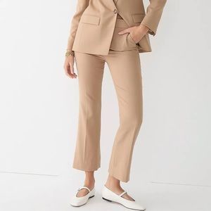 J.Crew “Willa” cropped flare Italian city wool pants BRAND NEW! Sz. 10